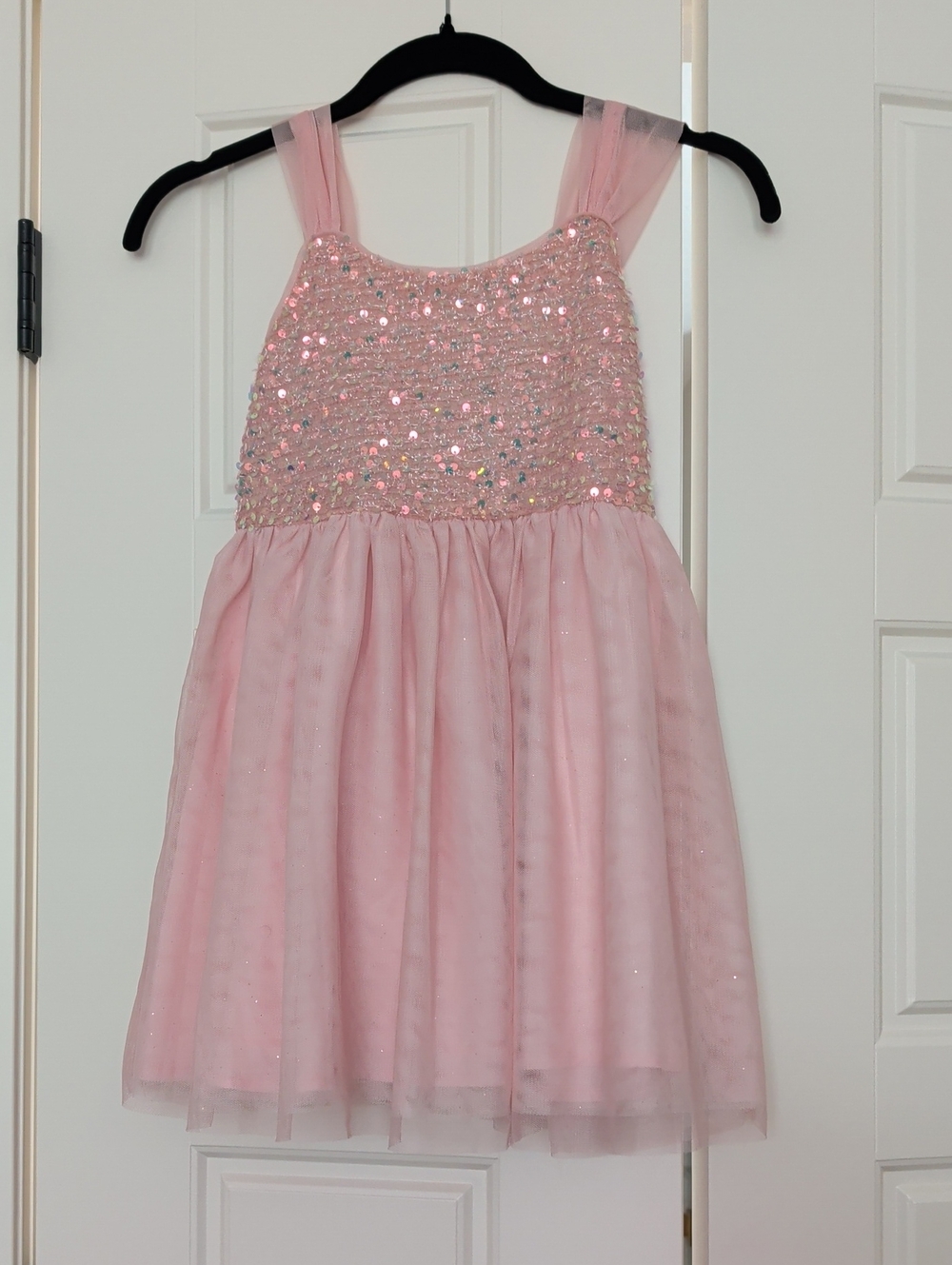 The Children's Place Pink Sequin Tulle Dress